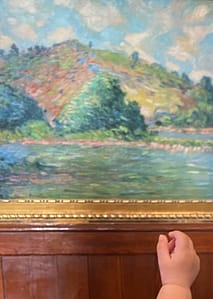 Tout près de Monet avec bébé à Giverny