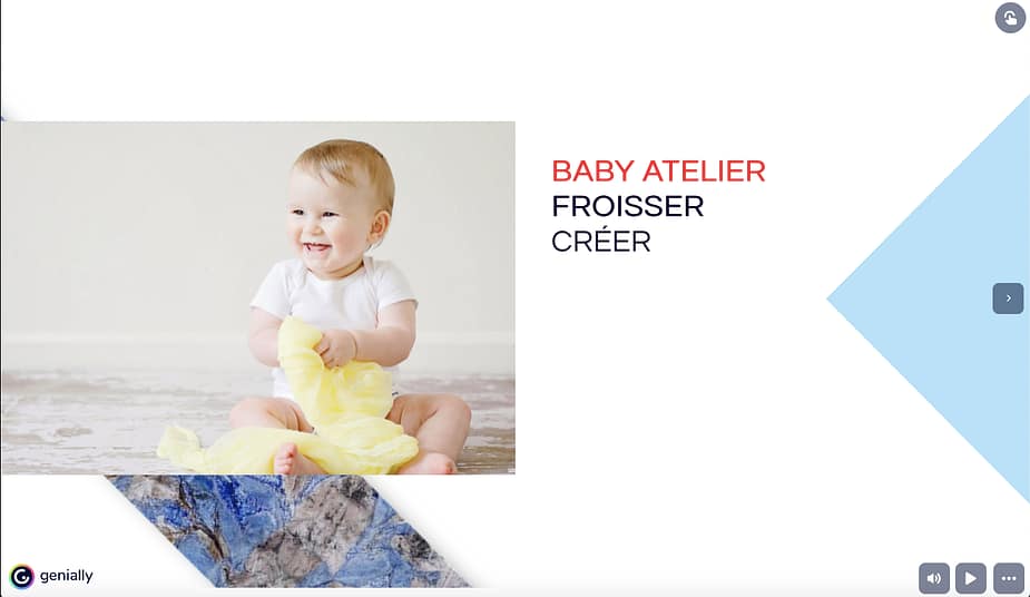 tuto froisser créer avec bébé